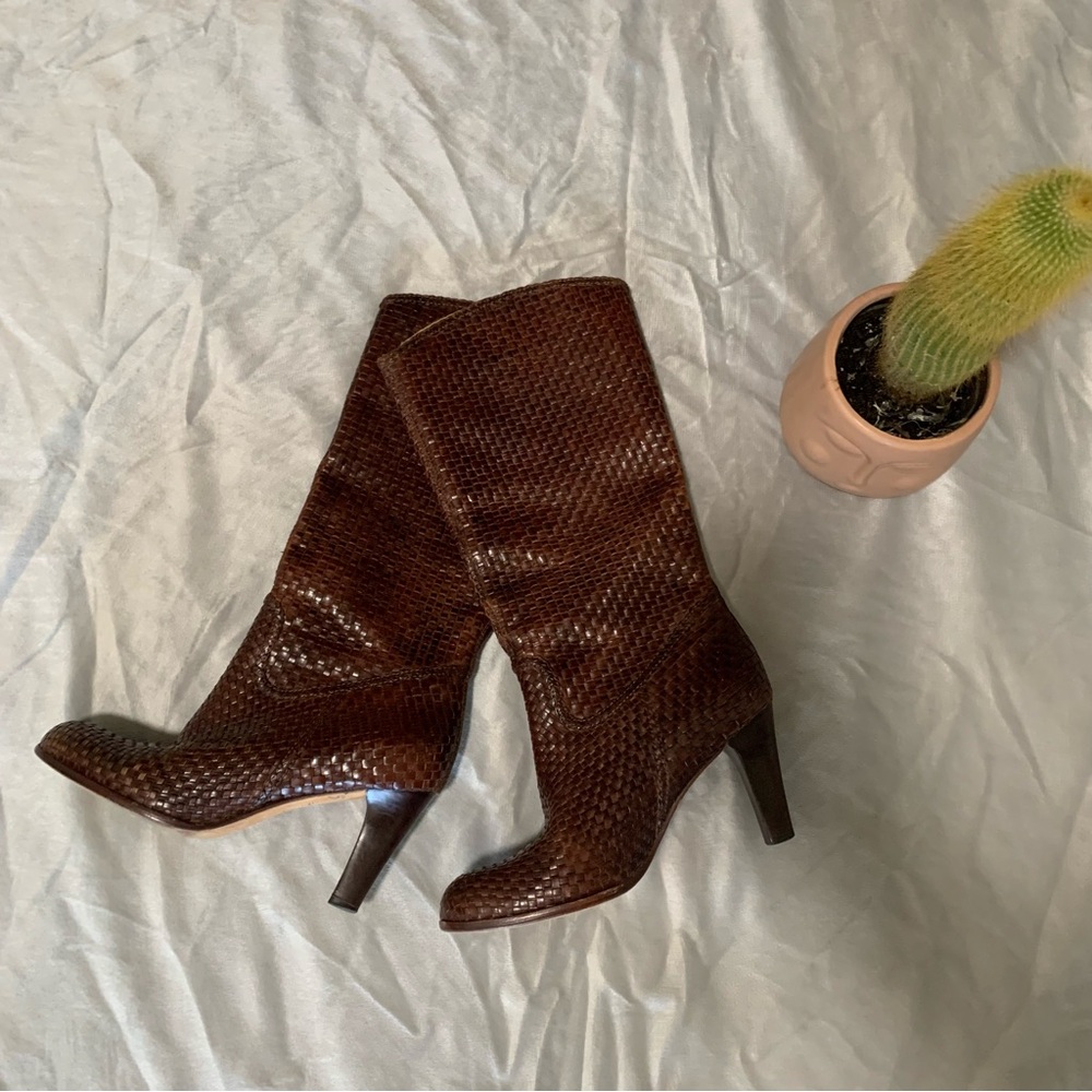 Corso Como Woven Textured Women's Boots